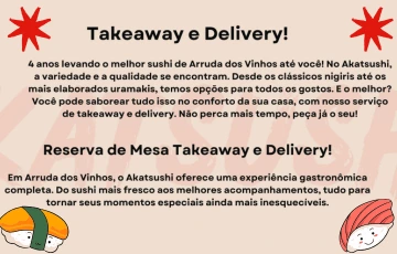 Variedade de sushis frescos e preparados com maestria. Arruda dos Vinhos.