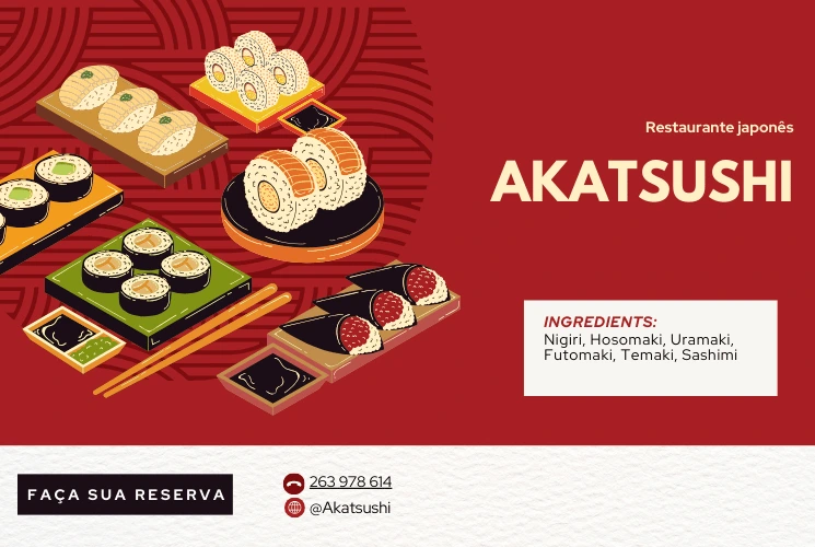 Nigiri de salmão fresco, acompanhado de gengibre e wasabi, sobre um prato branco.